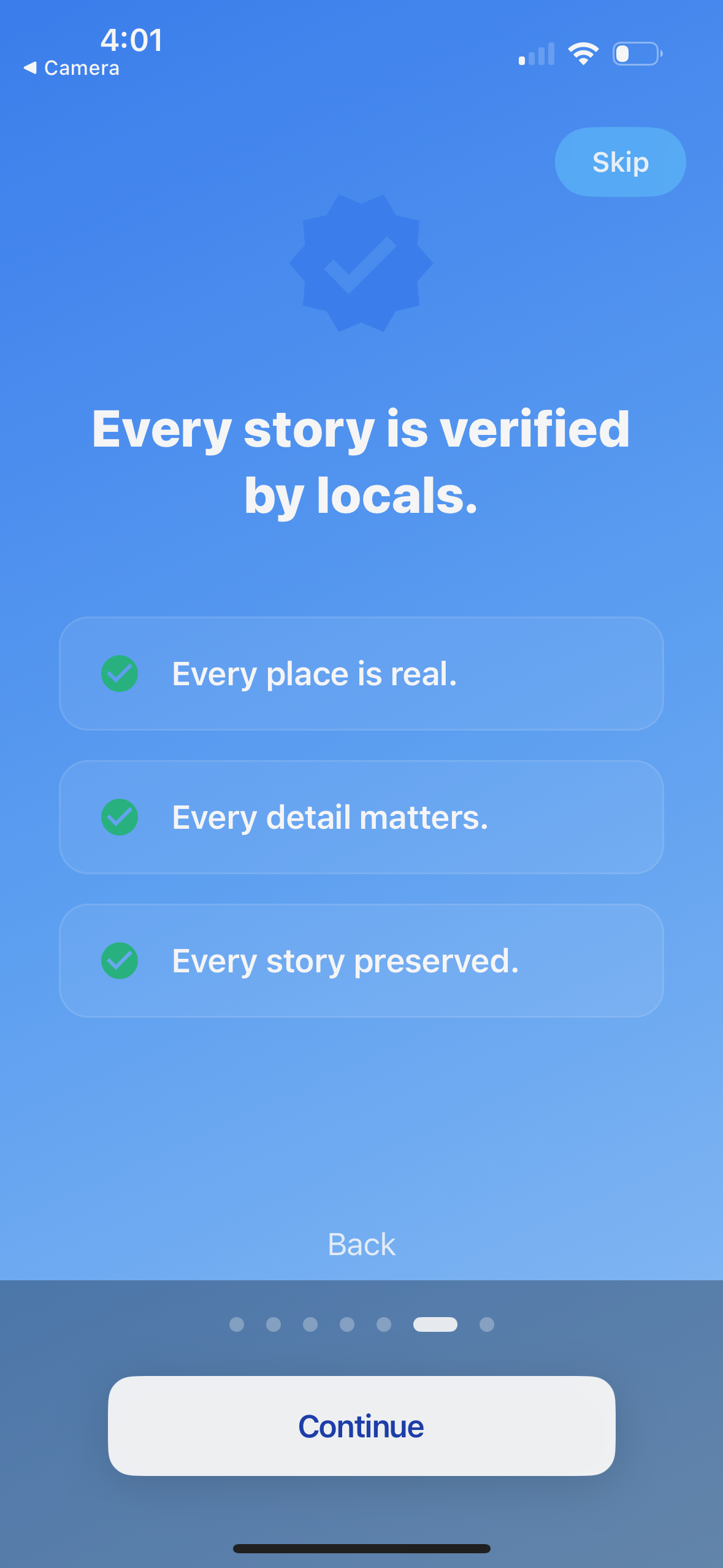 Verified by locals